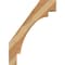 Ekena Millwork 6"W x 22"D x 30"H Merced Rough Sawn Knee Brace, Western Red Cedar BRC06X22X30MRC00RWR - alternate 3